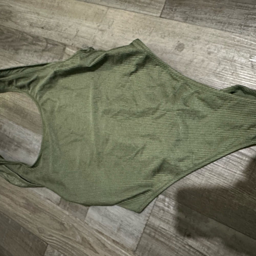 Aerie Olive Green One Piece Swimsuit